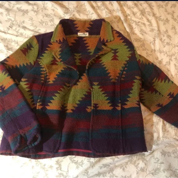 Colorful Geometric NW Pattern Jacket - Picture 1 of 2